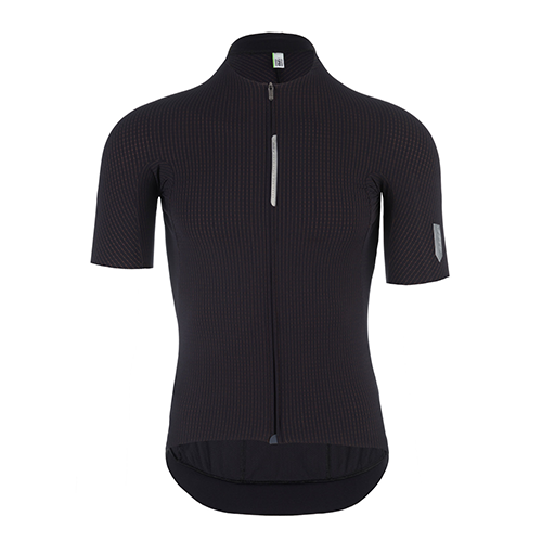 Q36.5 Radtrikot kurz Pinstripe PRO Schwarz