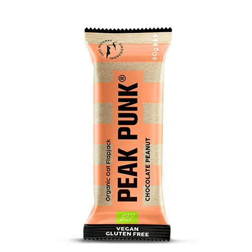 PEAK PUNK Bio Oat Flapjack - Chocolate Peanut 60g