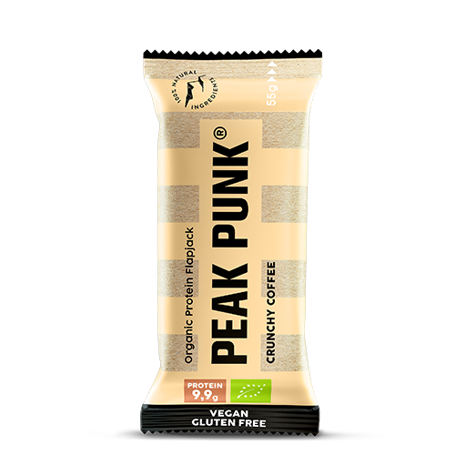 PEAK PUNK Bio Oat Protein Flapjack - Crunchy Coffee 55g