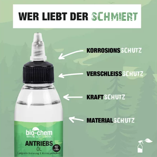 Bio-Chem Antriebsöl 100 ml mit Tropfverschluss - 0