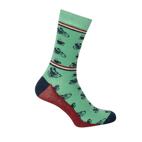 Le Patron Socken Cafe Cycliste Socks Mint