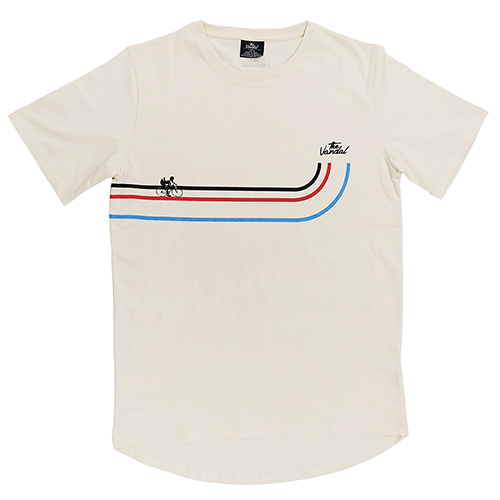 The Vandal - ON TRACK T-Shirt Weiss