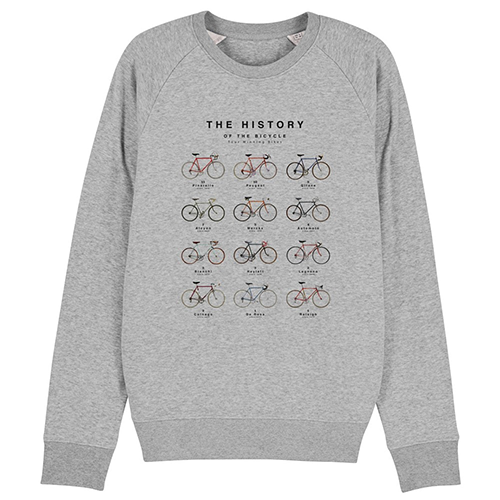 The Vandal - THE HISTORY OF THE BICYCLE Pullover Grau