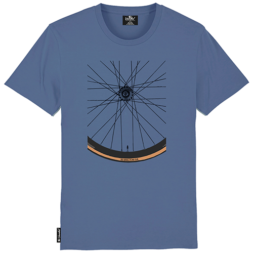 The Vandal - Wheels T-Shirt Blau